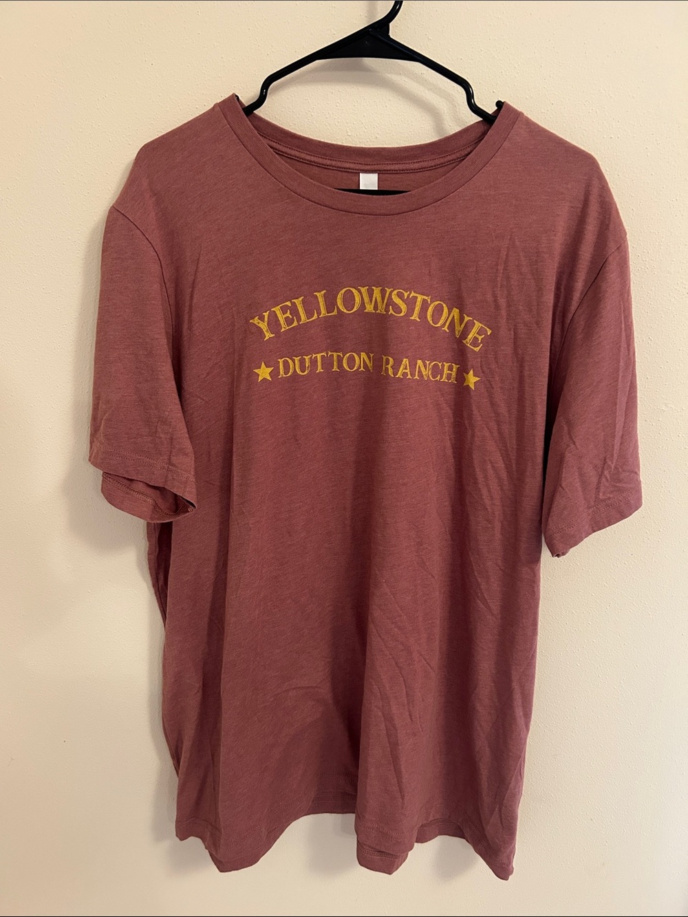 Bella Canvas Mauve Short Sleeve Yellowstone Dutton Ranch Tee